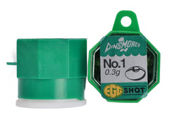 Dinsmores egg shot dispenser, size 1, promotes smooth rigging and quick setup.