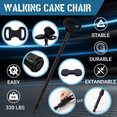 DINVES Adjustable Cane Chair seat-form demonstrates quick conversion for on-demand seating.