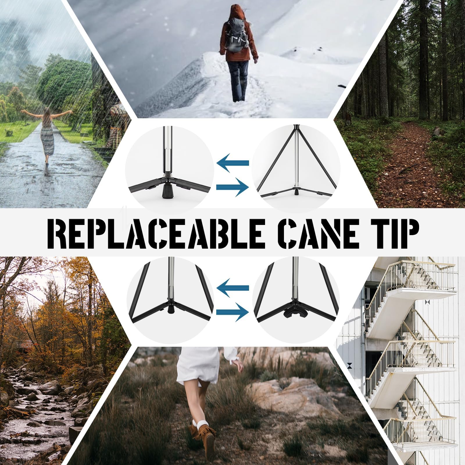 DINVES Adjustable Cane Chair storage-bag shows convenient carry-on with pocket access.