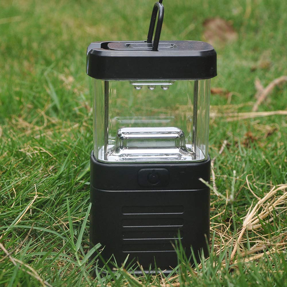 Dioche 11-LED camping lantern with handle for easy hanging and bright light.