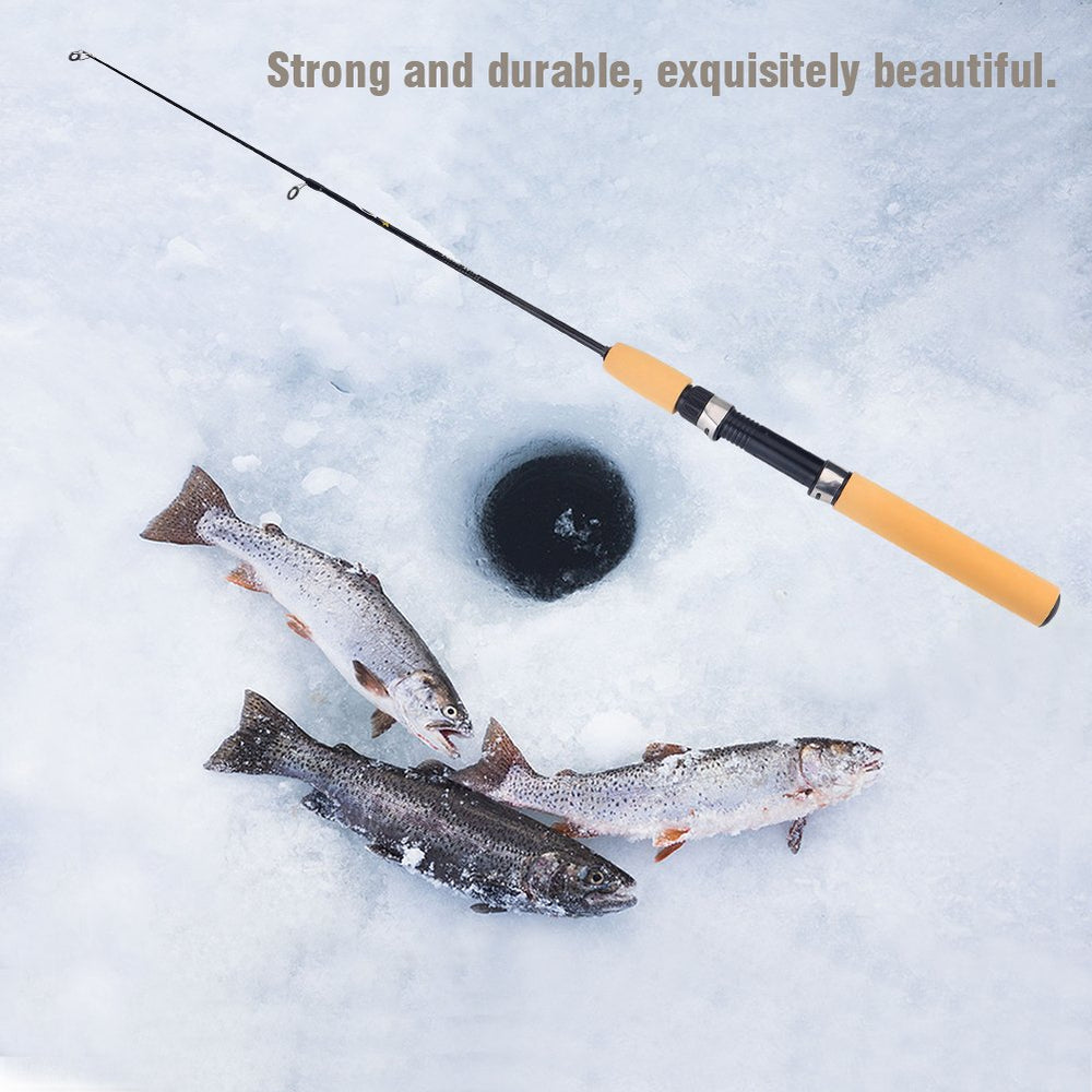 Dioche carbon fiber material close-up highlights strength and lightness for all-season fishing.