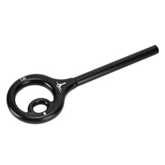 Dioche Figure 9-shape descender back view for controlled rope braking
