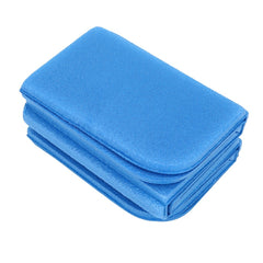 Dioche foam camping mat in use during a picnic, offering compact seating and comfort.