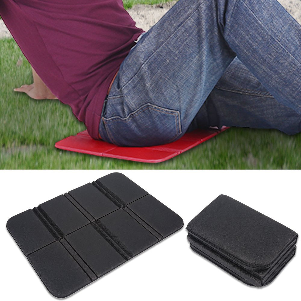 Dioche outdoor foam mat stays dry and comfortable on damp ground.