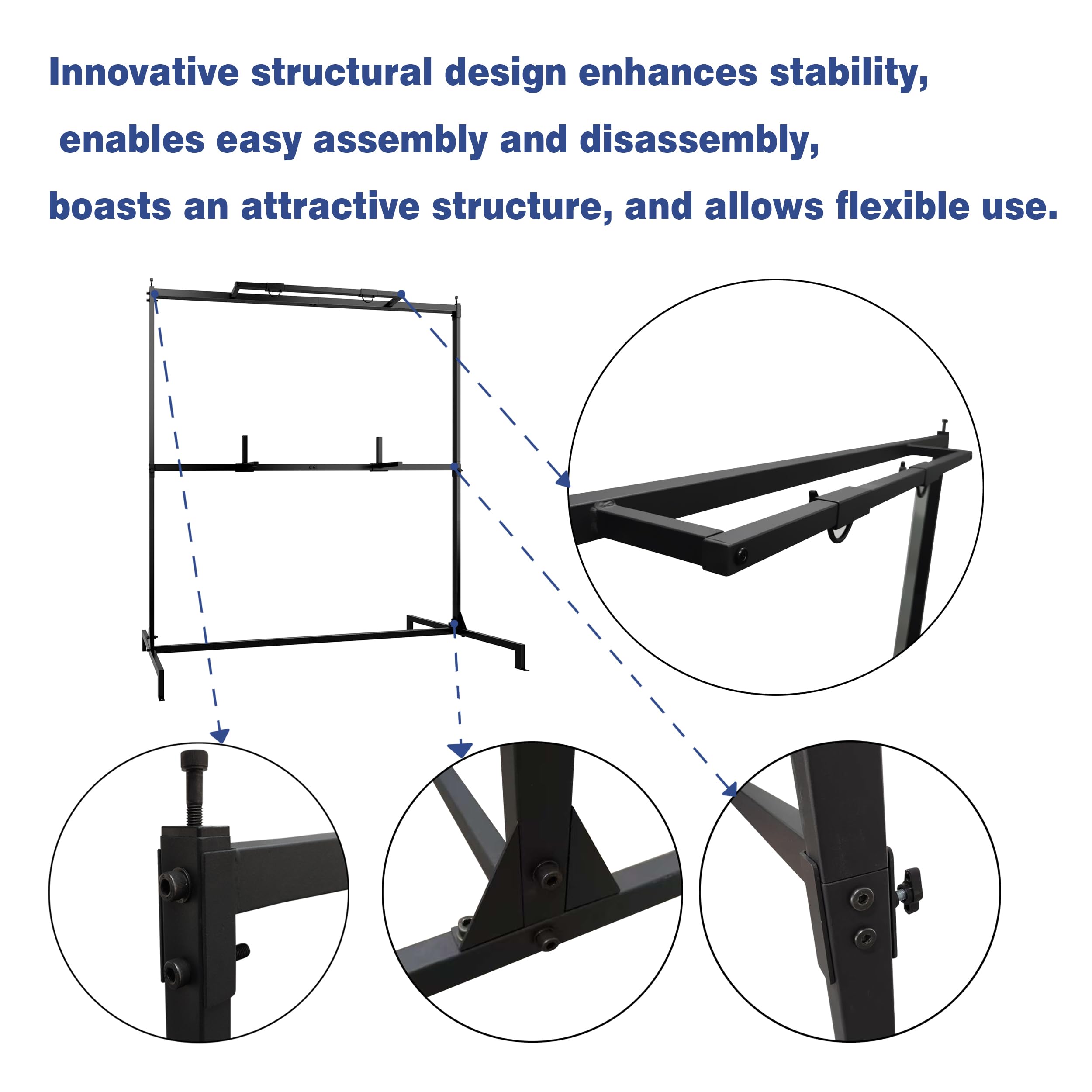 DIOLILI Archery Stand heavy-duty alloy steel build for years of use.