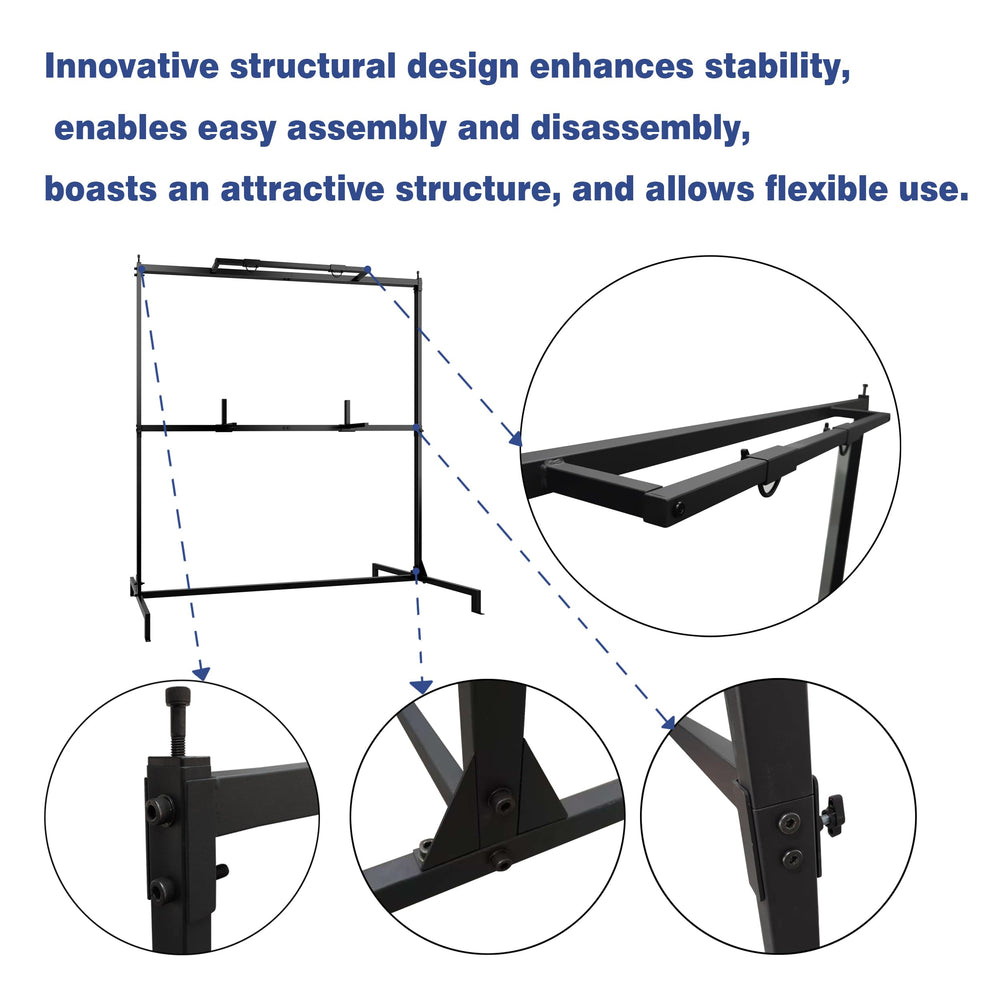 DIOLILI Archery Stand heavy-duty alloy steel build for years of use.