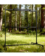 DIOLILI Archery Stand side view highlights portable design for quick range setup.