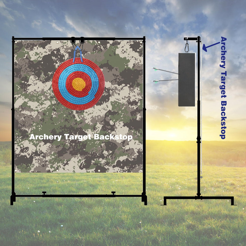 DIOLILI camouflage backstop included hanging hardware enables easy wall or post mounting.