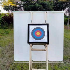 Diolili slingshot backstop 5x10ft covers larger zones for safe backyard archery.