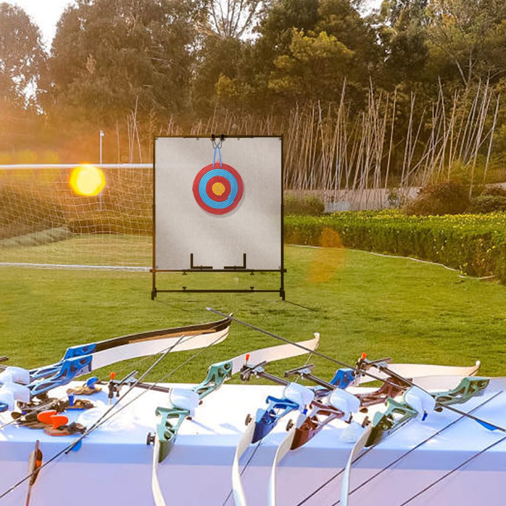 Diolili slingshot clean-appearance backstop adds a neat look to your range.