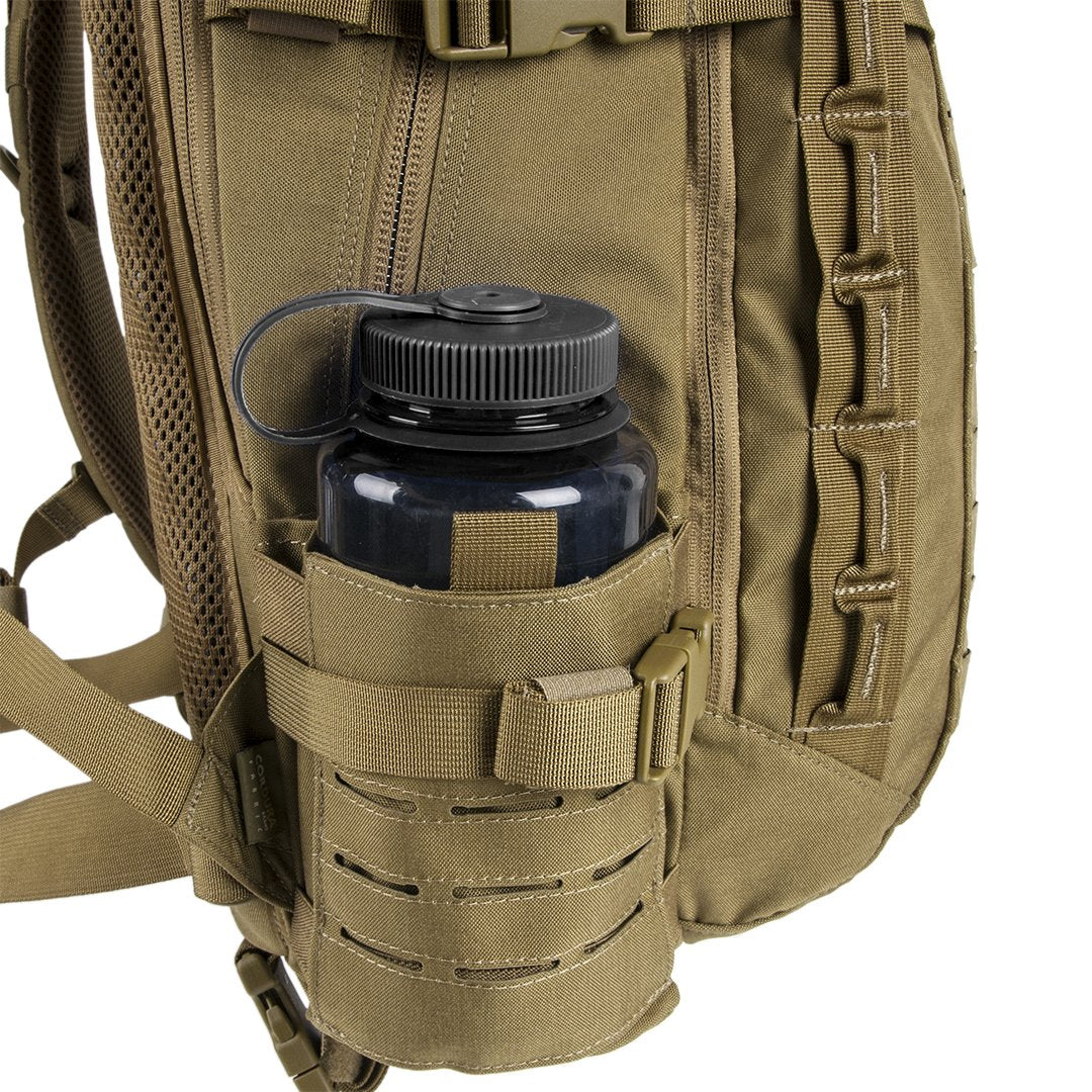 Direct Action Dragon Egg Mk II upper strap area demonstrates rugged Codura 500D fabric.