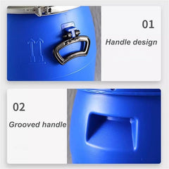 DIROVO 30L food-grade container ideal for water storage on trips.