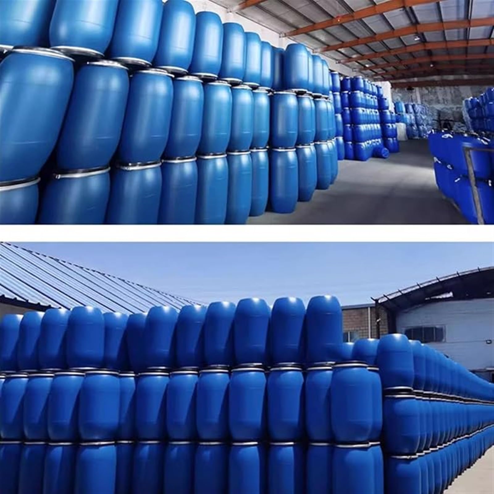 DIROVO barrel with red seal suitable for pickling and rainwater use.