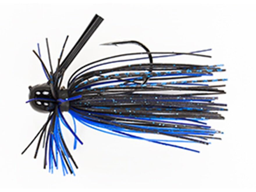 Dirty Jigs Luke Clausen Finesse Jig in black blue for solid hook sets through cover