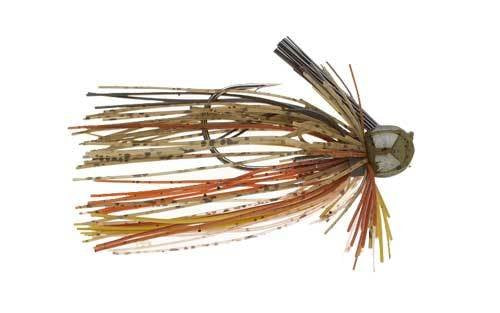 Dirty Jigs recessed line-tie prevents camming and snag-free presentation.