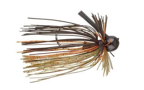 Dirty Jigs through-cover design reduces hang-ups in dense cover.