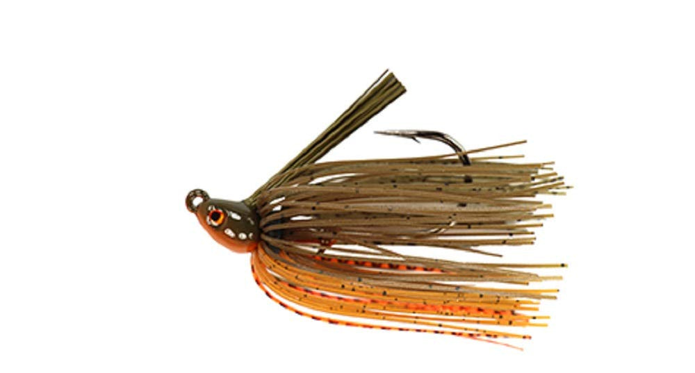 Dirty Jigs No-Jack Swim Jig in Alabama Craw against heavy cover boosts casting efficiency