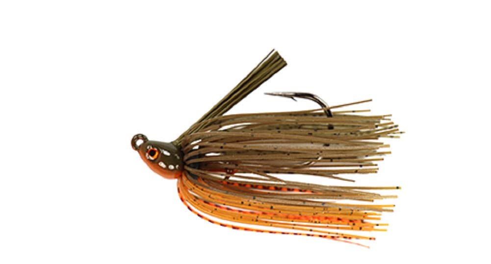 Dirty Jigs No-Jack Swim Jig in Alabama Craw against heavy cover boosts casting efficiency