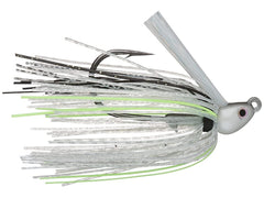 Dirty Jigs No-Jack Swim Jig Chartreuse Shad ready for heavy cover fishing