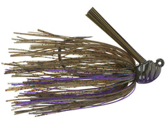 Dirty Jigs Scott Canterbury Flippin' Jig in Green Pumpkin Candy for flipping heavy cover.