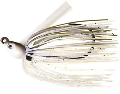 Dirty Jigs SJBLG-38 Swim Jig in Blue Glimmer Shad for lifelike baitfish action that attracts bass
