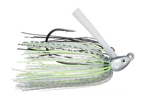 Dirty Jigs SJDS-38 Swim Jig has 3-D eyes for a lifelike presentation