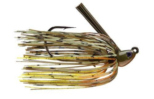 Dirty Jigs SJDS-38 Swim Jig features a bullet head for smooth movement through vegetation