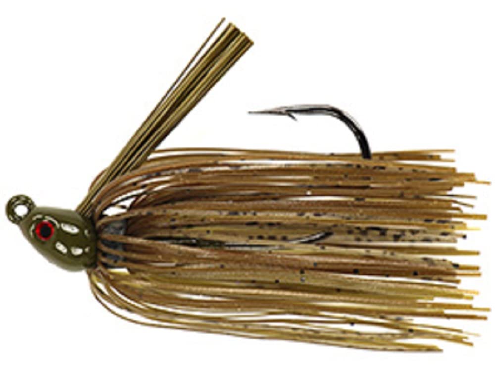 Dirty Jigs SJGRP-516 Swim Jig with bullet head and high-definition skirt for weed-friendly movement.