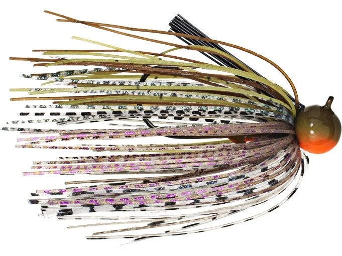 Dirty Jigs TLFFGRP-38 football jig in Green Pumpkin for finesse casts