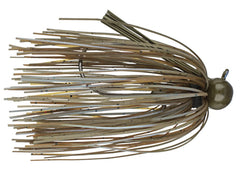 Hook and skirt detail on Dirty Jigs TLFFGRP-38 football jig