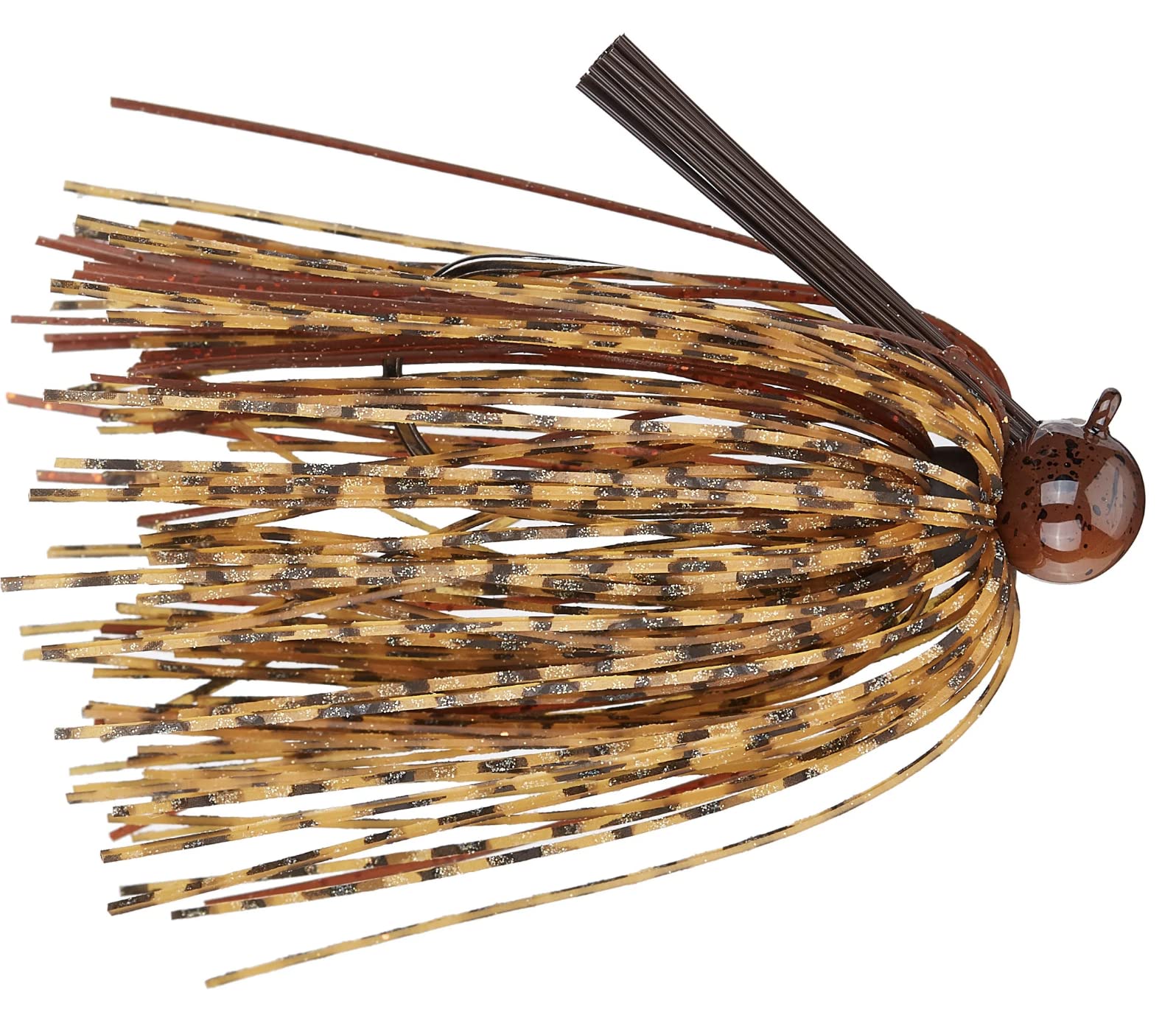 Thin-cut skirt design of Dirty Jigs TLFFGRP-38 football jig