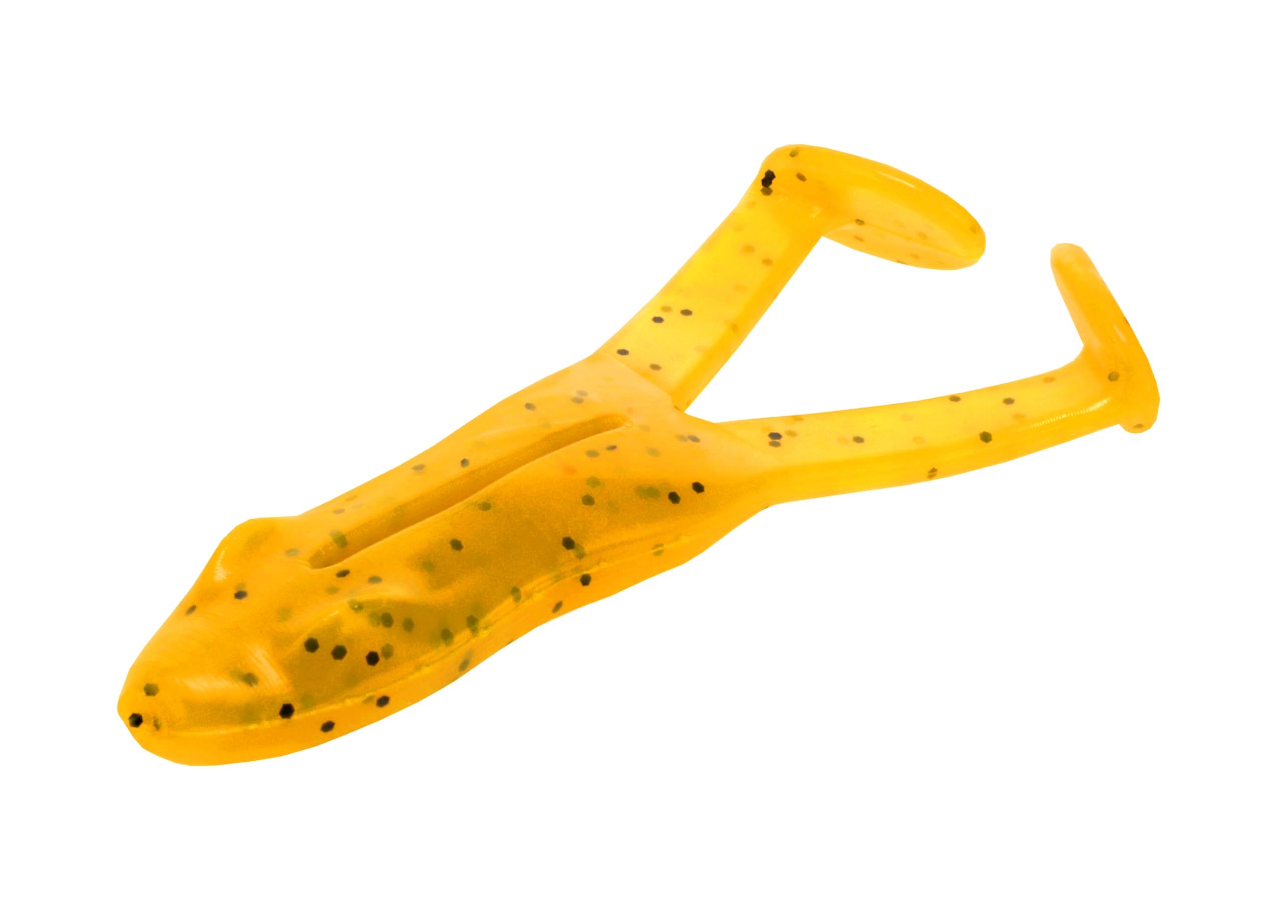 Discount Tackle Ribbit Frog in School Bus color for topwater bass lure and weedless fishing.