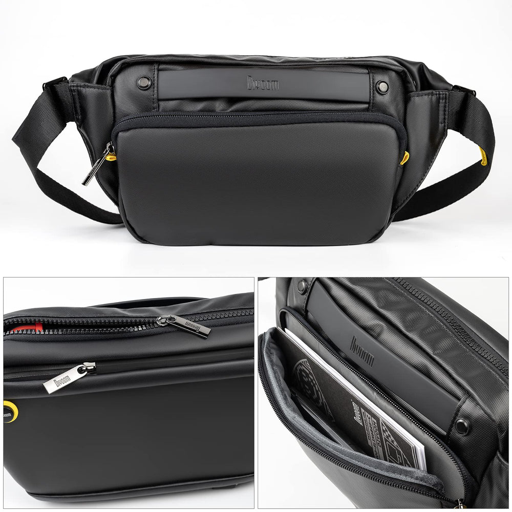 Divoom Sling Bag magnet strap closeup with easy buckle