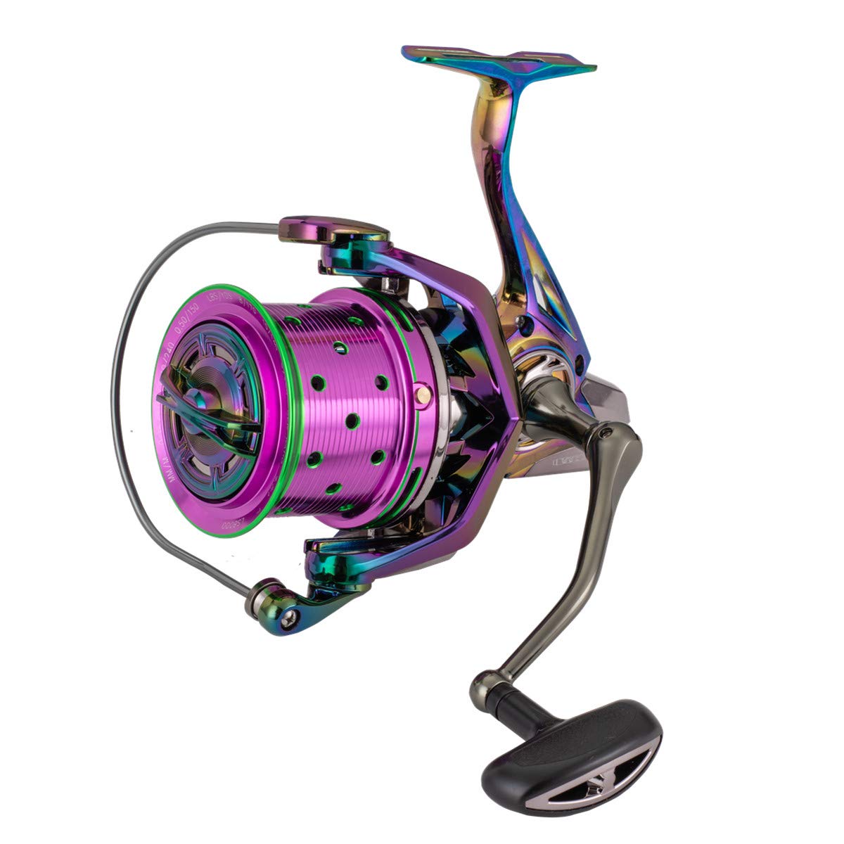 Diwa 10000 drag gear close-up highlights the powerful 18+1 system for big catches.