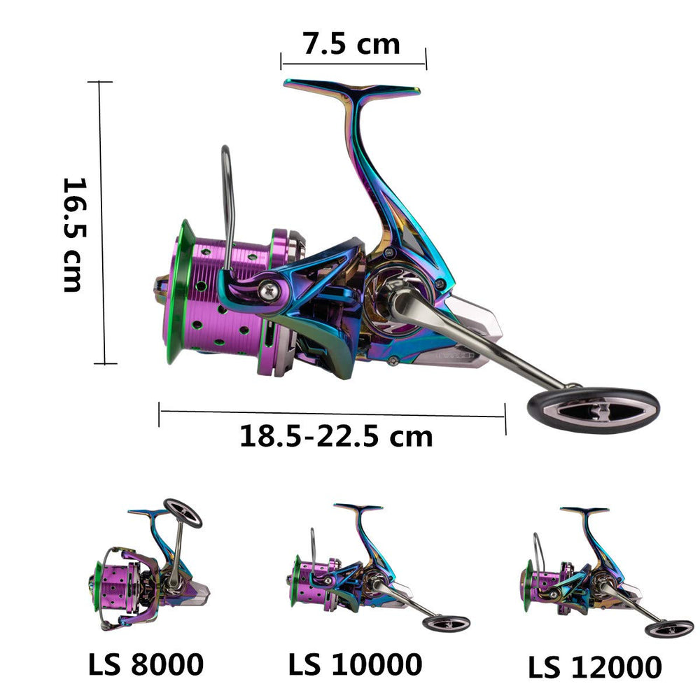 Diwa LS spool braid-ready close-up demonstrates increased line capacity for braided lines.
