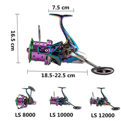 Diwa LS spool braid-ready close-up demonstrates increased line capacity for braided lines.