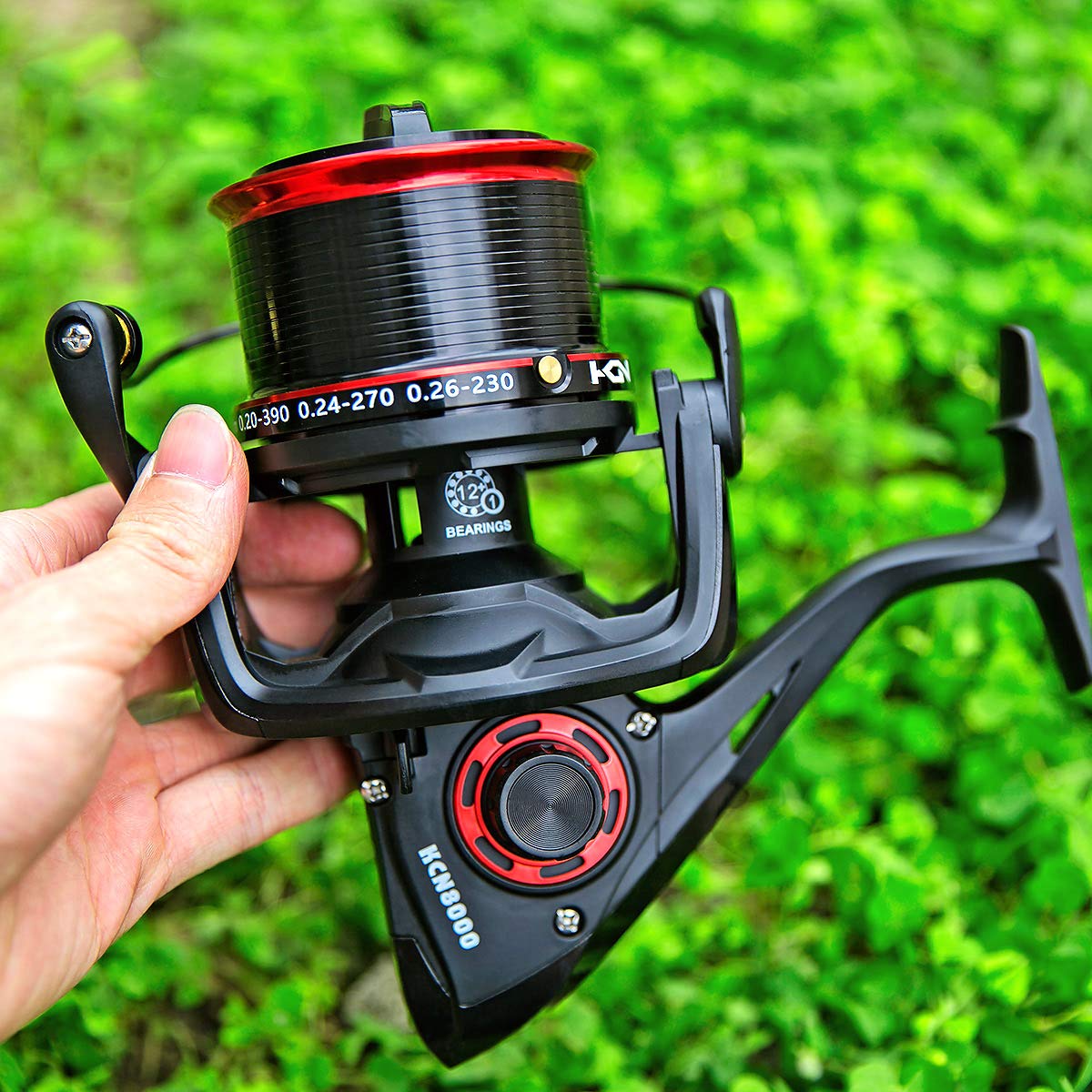 Diwa spinning reels double-shield bearings ensure smooth casting and long-lasting reliability.