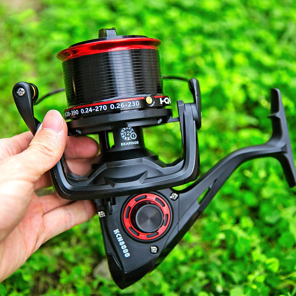 Diwa spinning reels double-shield bearings ensure smooth casting and long-lasting reliability.