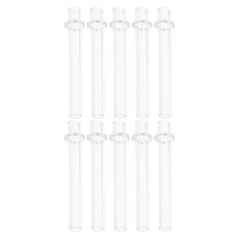 DIYEAH glass wick holder tube clear showcases flame with stable burning