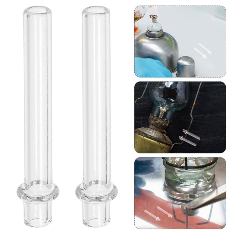 DIYEAH glass wick holder tube heat-resistant for durable lamp operation