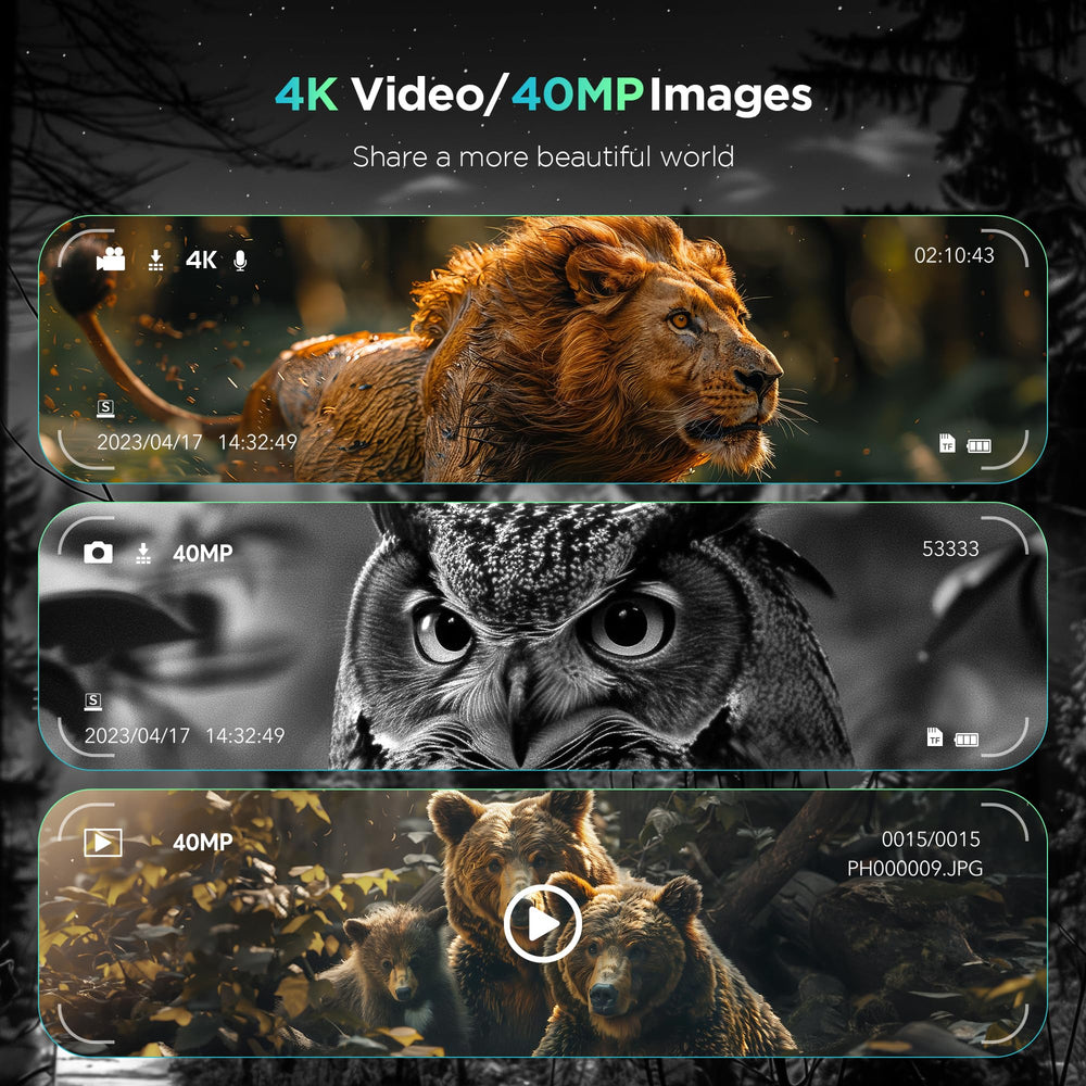 Close-up of Diyimin infrared night vision binoculars