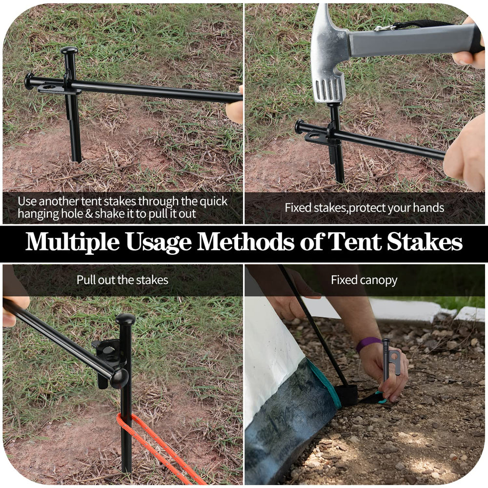 DkOvn storage pouch keeps stakes organized and portable.