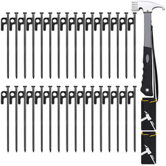 DkOvn tent stakes 8in ready for quick, secure campground setup.