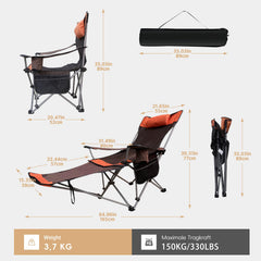 D LIAN DONG detachable footrest converts chair to compact armchair for versatile settings
