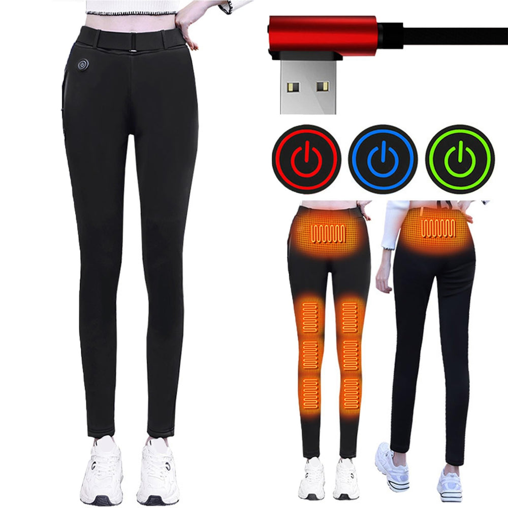 DLLDLGG heated pants women side view for versatile warmth