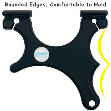 Ambidextrous DLWCN mini slingshot suitable for both hands.