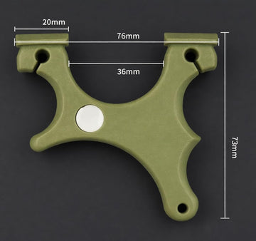 DLWCN green nylon fiber body emphasizes lightweight durability.
