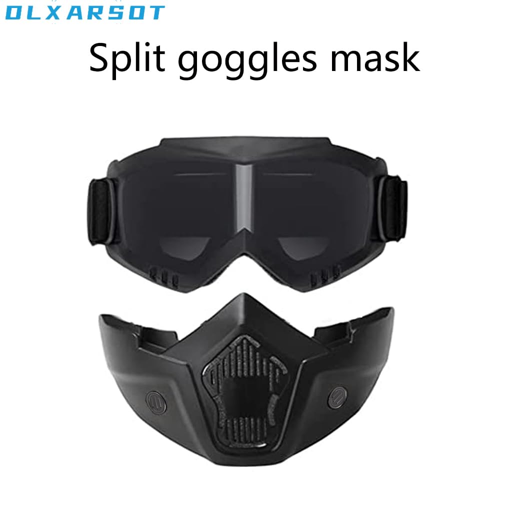 DLXARSOT ear protectors and side rails shielding ears and supporting accessories