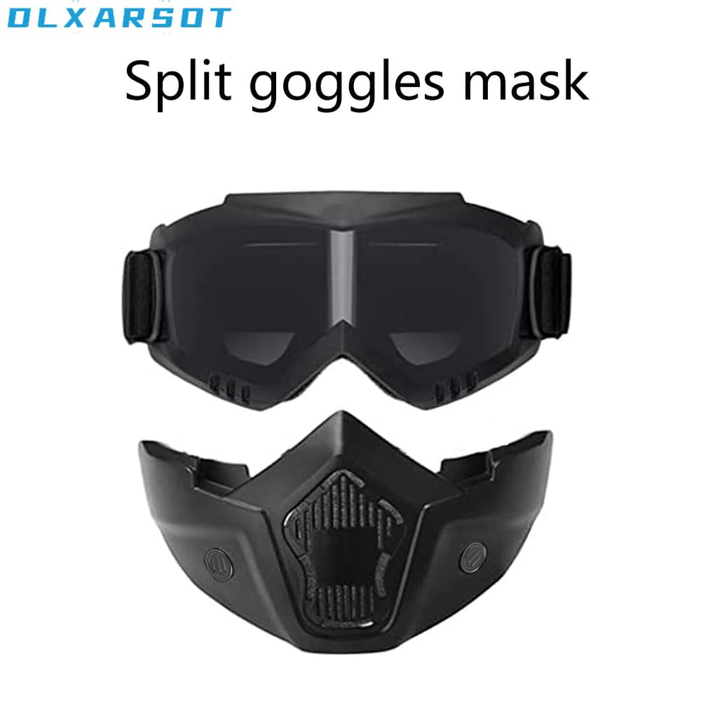 DLXARSOT ear protectors and side rails shielding ears and supporting accessories