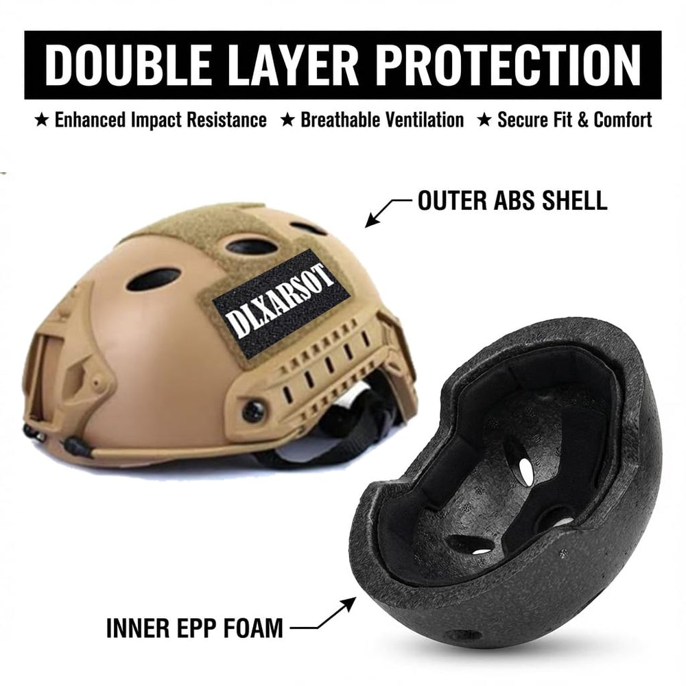 DLXARSOT helmet cover in 500D nylon for quick customization